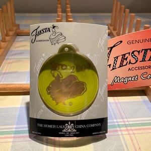 Fiestaware 2009 lemongrass ornament. New in package. Perfect condition